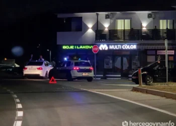 Sudar u južnom dijelu Mostara, jedna osoba prevezena u bolnicu