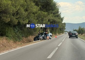 Sudar dva Audija u južnom dijelu Mostara