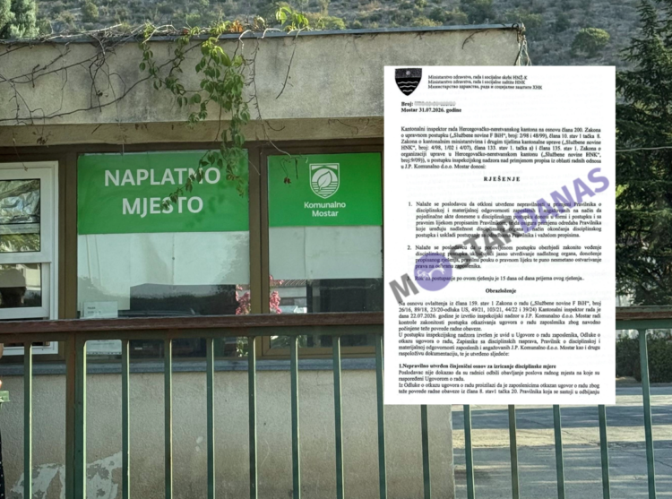 Inspekcija potvrdila: Radnici nisu odbili obavljanje poslova u skladu s Ugovorom o radu
