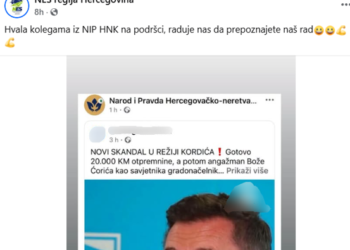 NES se narugao NiP-u HNK nakon što su podijelili njihovo saopćenje: „Hvala na podršci“