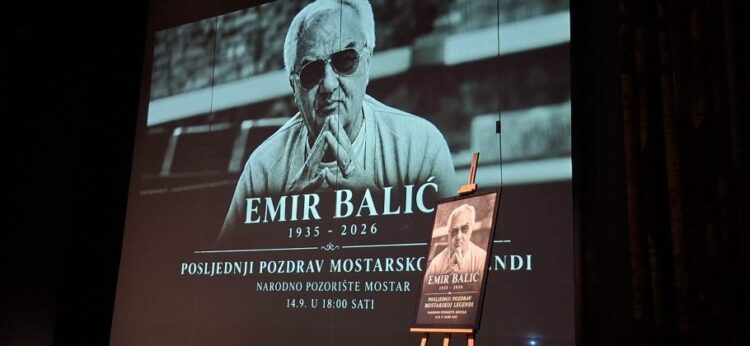 Mostar se oprostio od Emira Balića: Odlazak čovjeka koji je postao dio identiteta Mostara